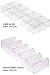 Acrylic Stackable 100-Chip Poker Chip Trays/Racks - Set of 10, Light Weight Acrylic