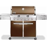 Weber 1752001 Summit E-620 Propane Gas Grill, Copper