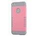 iPhone 6S Plus Case, Pandawell Shock Absorbing Hybrid Defender Armor Rubber Case Cover for Apple iPhone 6S Plus & iPhone 6 Plus 5.5 with Screen Protector & Stylus (Pink/Grey)