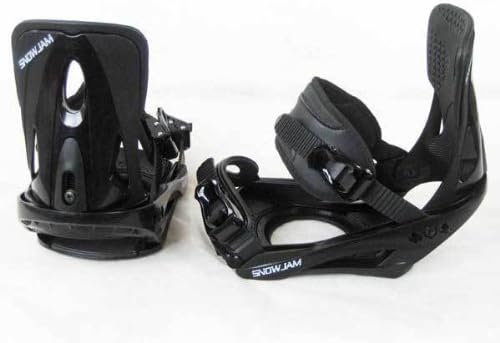 snowboard bindings strap in Snowjam black 2014 NEW men bindings up to size 13 men!