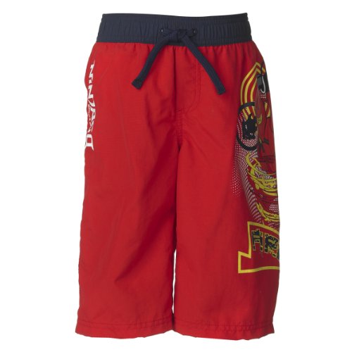 Lego Wear Jungen Bermuda 13612 PHILIP 505 - BERMUDA SHORTS, Gr. 110, Rot (RED) Preisvergleich