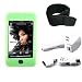 (Green 2nd Gen) 5 in 1 Apple iPod Touch iTouch 2nd Generation 8GB, 16GB, 32GB Silicone Case Package + Home Charger, Car Charger, USB Cable, Armband, and Screen Protector