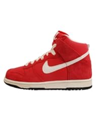 Shoes: Nike Wmns Dunk High 6.0 Action Red White 2012 Womens Casual Shoes 342257-670 [US size 7.5] - NIKE