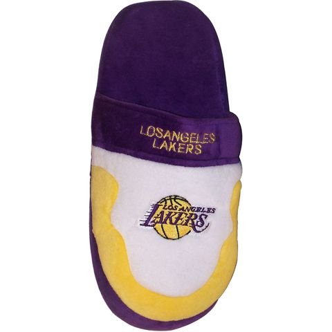 Los Angeles Lakers Sliders (M, Yellow Purple and White - Lakers Colors)