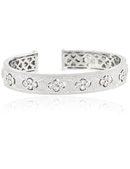 Judith Ripka "Gothic" Center Row of Gothics Cuff Bracelet