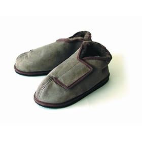 LADIES VELCRO SHEEPSKIN ANKLE BOOT