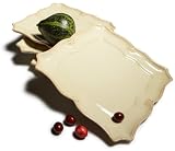 Pinzon Country Crafts Square Salad Plates, Set of 4, Saffron