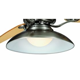 Casablanca KG1Z-45 Exclusive Le Grande Halogen Dome Fixture, Brushed Nickel