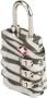 Belle Hop TSA 3 dial Zebra combination lock