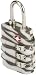 Belle Hop TSA 3 dial Zebra combination lock