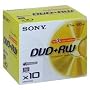 Sony DPW 120A - 10 x DVD+RW - 4.7 GB 1x - 4x - jewel case - storage media