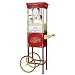 Great Northern Popcorn Matinee 8oz Popcorn Machine Cart with Kernels, Red