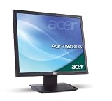 Acer V193Abd - LCD display - TFT - 19 - 1280 x 1024 - 300 cd/m2 - 10000:1 (dynamic) - 5 ms - 0.294 mm DVI-D, VGA - black