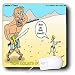 Londons Times Religion Heaven Hell Cartoons - How Goliath Got His Name - Mouse Pads