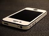 White Carbon fiber Skin Full Body Sticker for Apple AT&T iPhone 4 4G