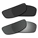 Replacement Polarized Black and Titanium Lenses for Oakley Hijinx Sunglasses