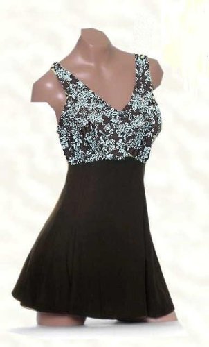 It Figures! Slender Thighs Collection Cache Swimdress Swimsuit RETAIL VALUE $110