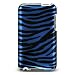 Search : Premium Designer Hard Crystal Snap-on Case for Apple iPod Touch 2 - 8GB, 32GB, 64GB - Cool Exotic Safari Blue Zebra Print
