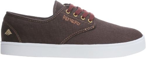 Emerica Laced By Leo Romero Skate Shoes Brown/Gum/Gold Mens Sz 13
