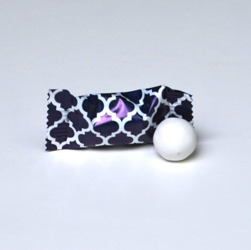 Chocolate Mint Candy Quatrefoil Party Favors Stylish Navy Blue Quatrefoil designer candies.