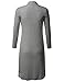 URBANCLEO Womens Hacci Open Drape Maxi Long Duster Cardigan Sweater