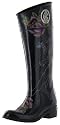 CHRISTIAN AUDIGIER Ed Hardy Womens Rain Boots Shoes Rubber Tattoo Wellies Galoshes Navy