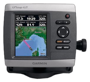 Garmin GPSMAP 421s 4-Inch Waterproof Marine GPS and Chartplotter with Sounder