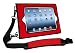 iBaggs TRAVELER II Mobility Case / Bag – RED for The New iPad 3rd Generation & iPad 2 with Adjustable Shoulder Strap and “FREE” ADVANCED Optical Clear Screen Protector (For a limited time). “Backed with a Money Back Guarantee”