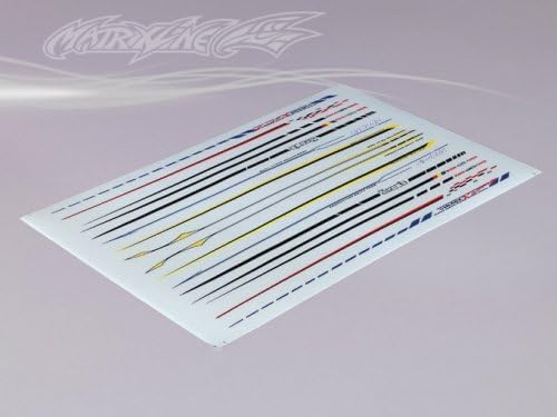 Matrixline RC #A021 Stripes Decal Sheet Pattern B