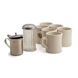 Coffee Mugs Classic Diner Tableware Set