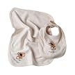 Kee-Ka Organic Bib & Burpcloth Set/Monkey (O/S)