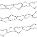 Sterling Silver 3.3mm Heart Chain Unfinished Bulk By The Foot