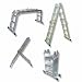 12' Extended Multi Fold Purpose Aluminum Ladder 300 lbs
