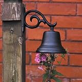 5 Diameter Country Bell w/ Scrolled Mounting Bracket