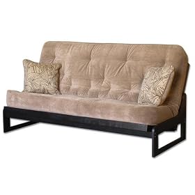 Simmons Futons ZSSF41 TDC Montego Light Cocoa Full Futon Mattress