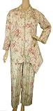Roses Pinks Light French Elegant Design Long Sleeve Pajamas ~ 3 sizes