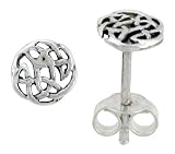 Sterling Silver Celtic Knot in. (7mm)