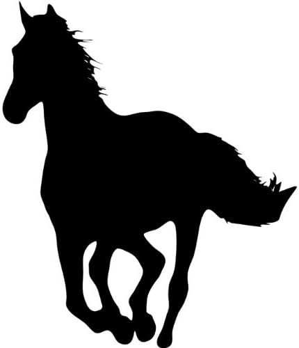 Horse Running Message Board Chalkboard Vinyl Peel and Stick 22 inches