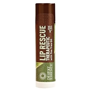 Desert Essence - Lip Rescue With Tea Tree Oil, .15 oz sticks