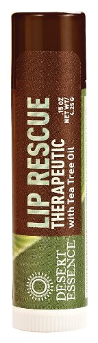 Desert Essence - Lip Rescue With Tea Tree Oil, .15 oz sticks