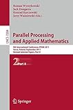 Parallel processing and applied mathematics : 9th International Conference, PPAM 2011, Torun, Poland, September 11-14 2011 : revised selected papers