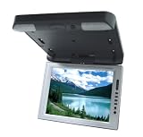NEW! 13 XGA CAR TFT LCD ROOFMOUNT MONITOR WITH FULL 360 DEGREES SWIVEL + IR