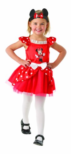 Imagen principal de Disney - Disfraz de minnie para niña, talla 3 - 4 años (881871S)