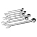 Titan 17350 7-Piece Ratcheting SAE Combination Wrench Set