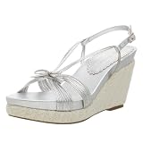 Kimel Women's Calista Wedge Sandal,Silver,11 M