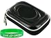 EVA Hard Shell (Candy Black) Carrying Case Pentax Optio I-10 Digital Camera White