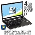 Visionman Widow WGMI-2SG210 Gaming Laptop &ndash; Intel Core i7 820QM 1.73GHz, 4GB DDR3, 500GB HDD, DVDRW, 17.3" Full HD, Windows 7 Home Premium 64-bit, Carrying Bag