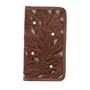 American West Lady Lace Small Address Book Checkbo-Brown
