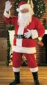 Flannel Santa Suit Adult