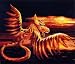 Fire Dragon. Counted cross stitch kit